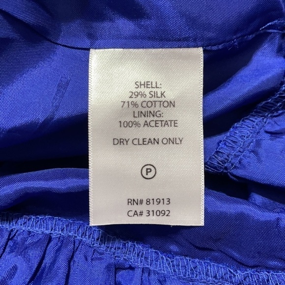 Tracy Reese- Blue & Orange Floral Print Dress - Picture 12 of 14